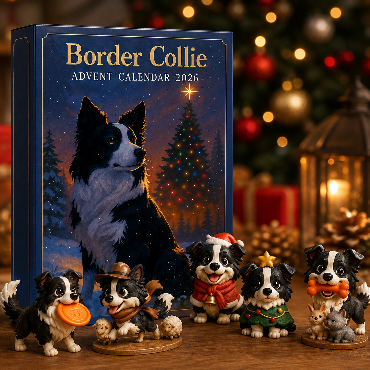 Opening a German Shepherd character during the Christmas countdown