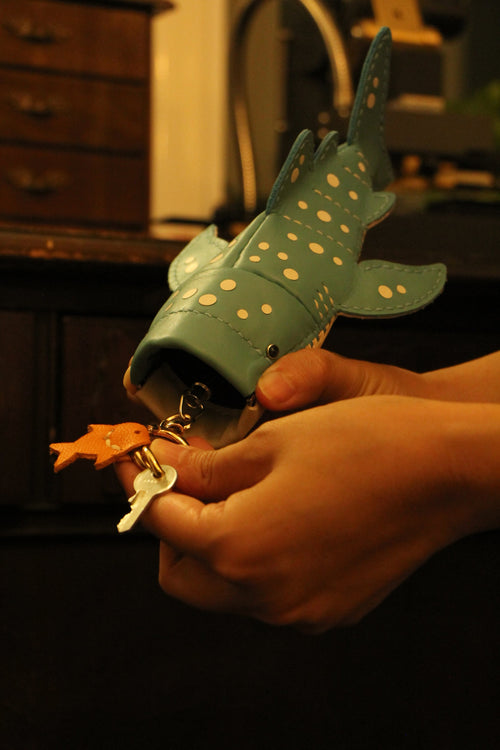Junior Whale Shark Key Pouch & Card Holder