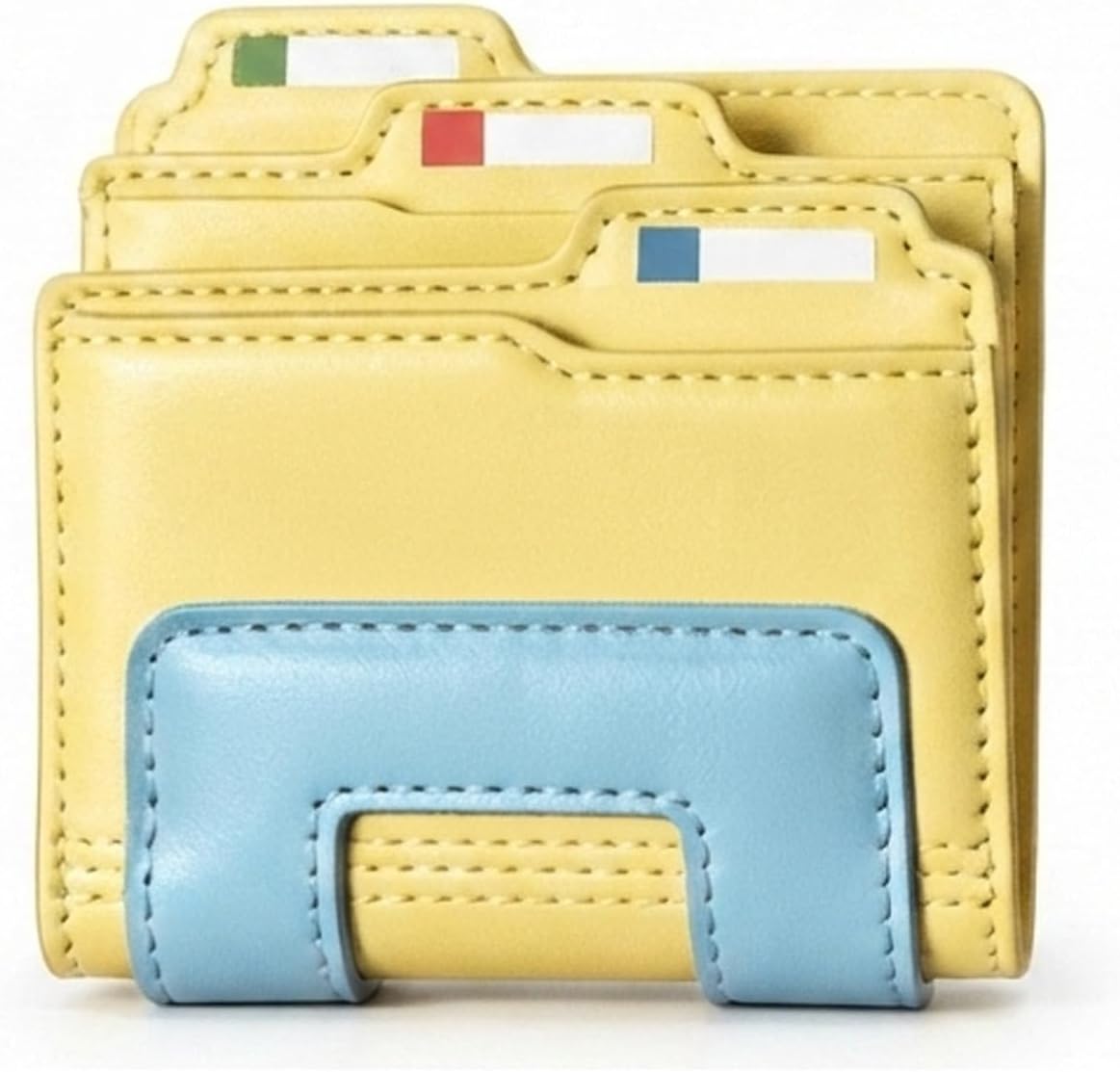 Personalized Folder Wallet Card Holder Document Organizer Travel Passport Business Case Slim Gift for Men Women (1-Pack)
