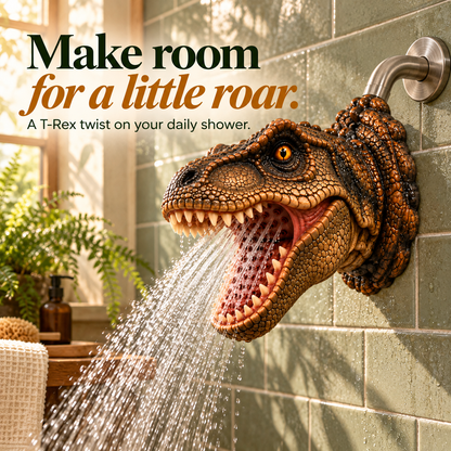🦖🚿Prehistoric Splash – T-Rex Shower Head
