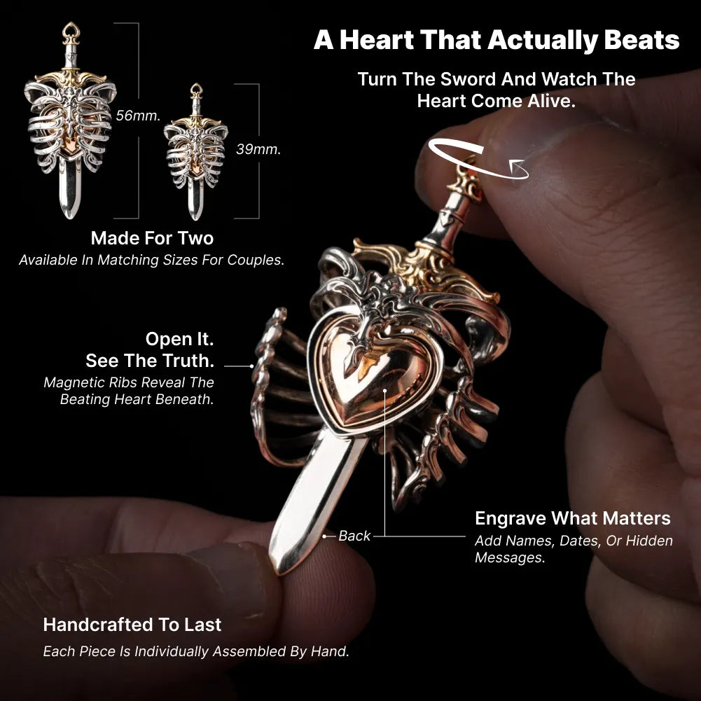 The Beating Heart Pendant detail view 3