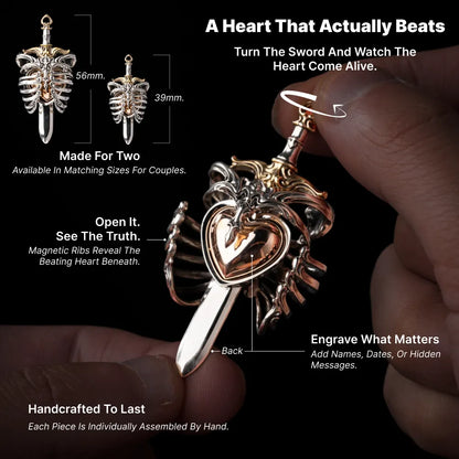 The Beating Heart Pendant detail view 3