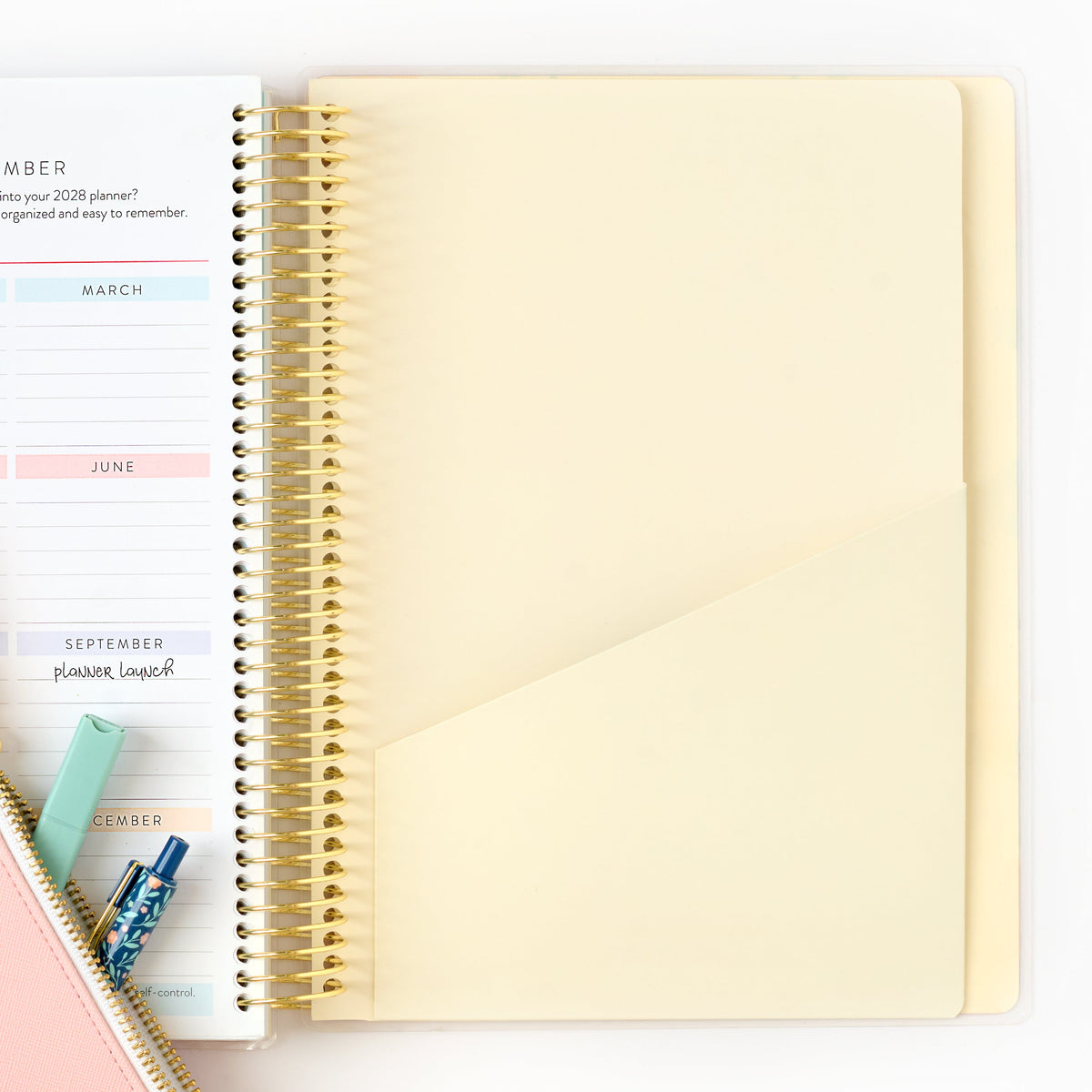 2027 wildflower home planner back folder