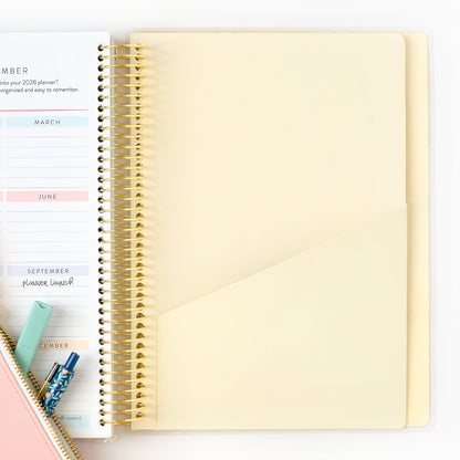 2027 wildflower home planner back folder