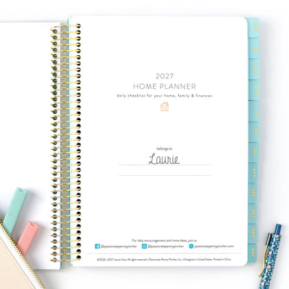 2027 wildflower home planner belongs to page