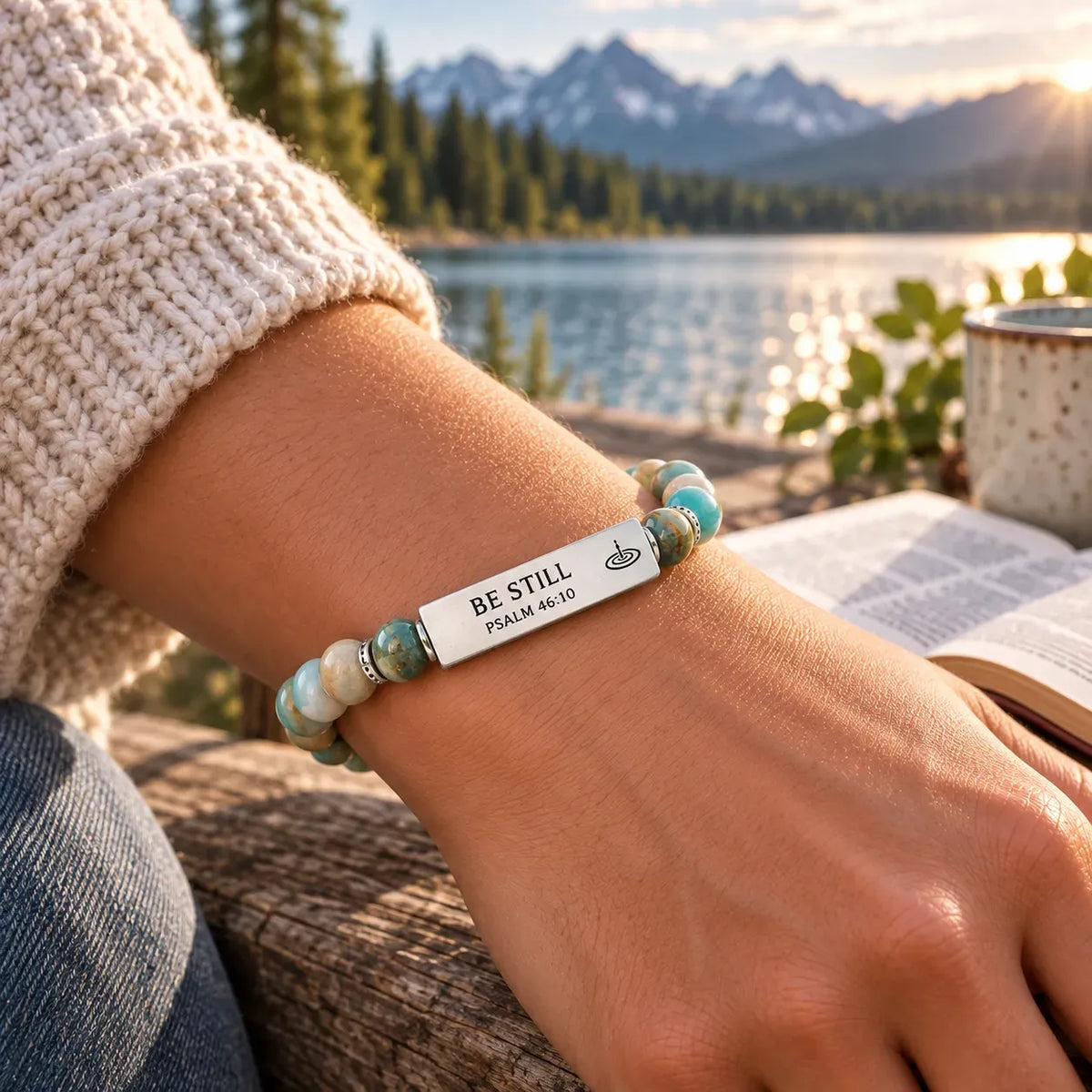 🔥LAST DAY 49% OFF - ✝️ Wear Your Verse Scripture Nameplate Bracelet👍