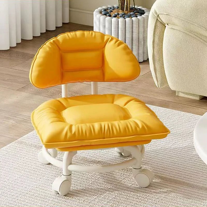 📢📢60% OFF !! ⏰Rolling Low Stool with Backrest⚙️🪑