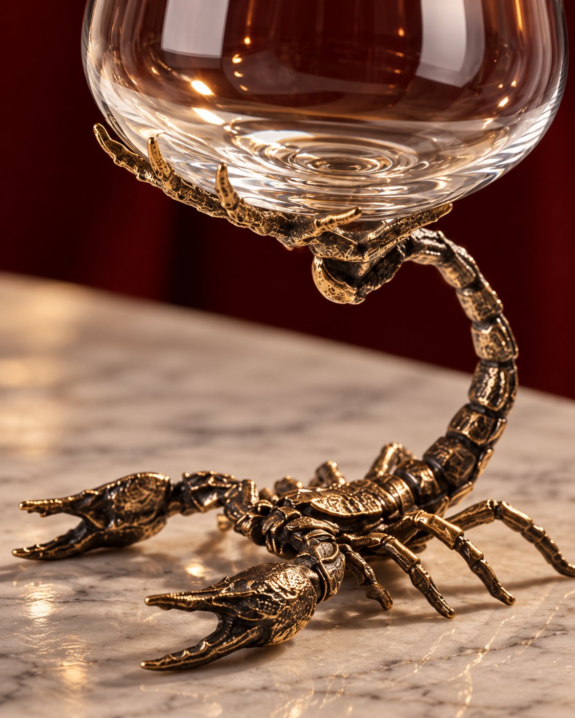 Wild at the Stem – Sculpted Brandy Glasses