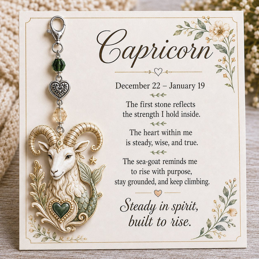 Capricorn zodiac keepsake