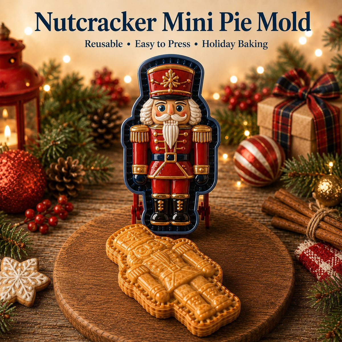 🔥Only $7.99 Last Day Promotion!✨ 🎄16-Design Christmas Mini Pie Mold Collection 🥧