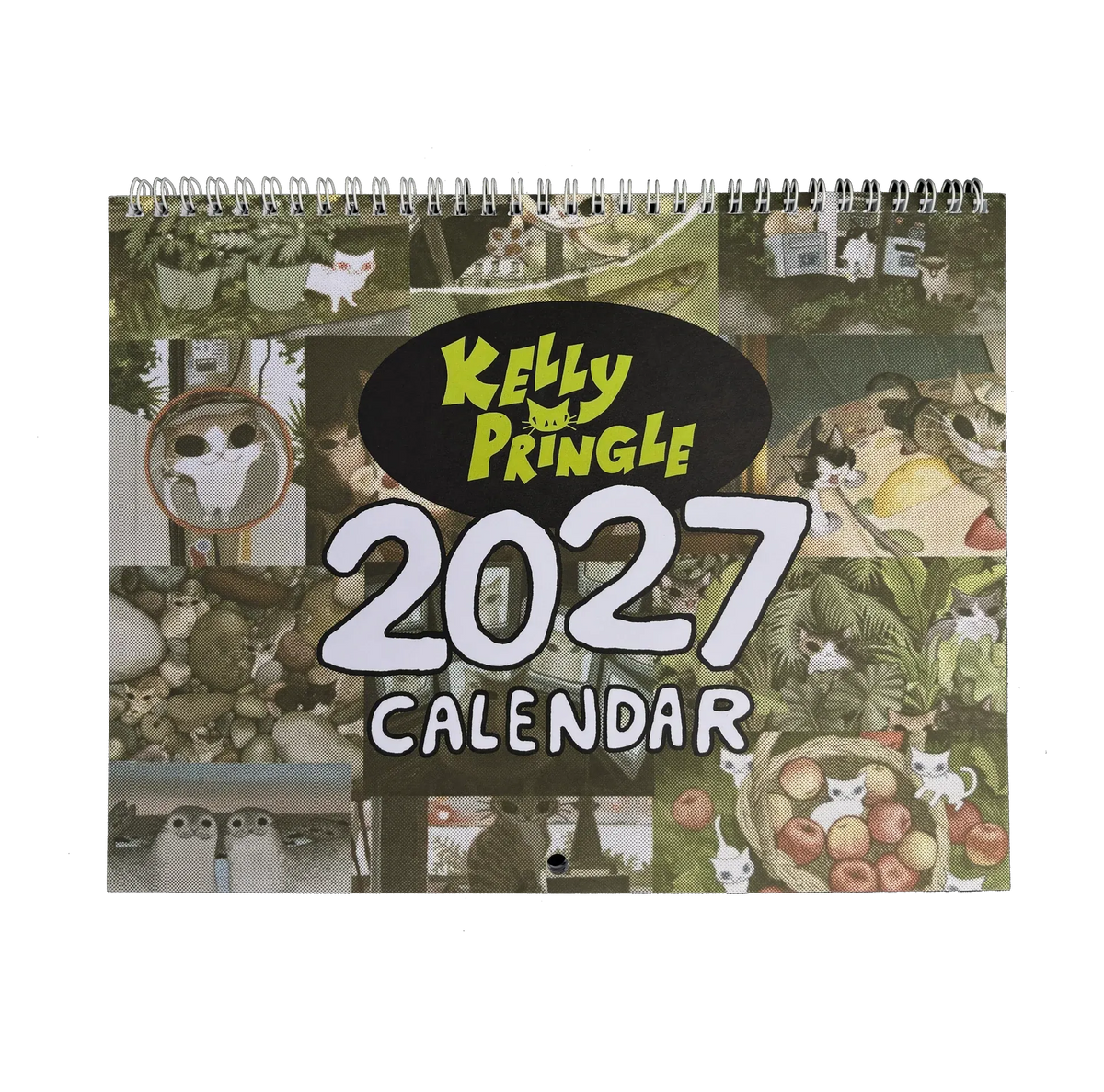 📆2027 Kelly Pringle Calendar【Calendar and sticker sheet】