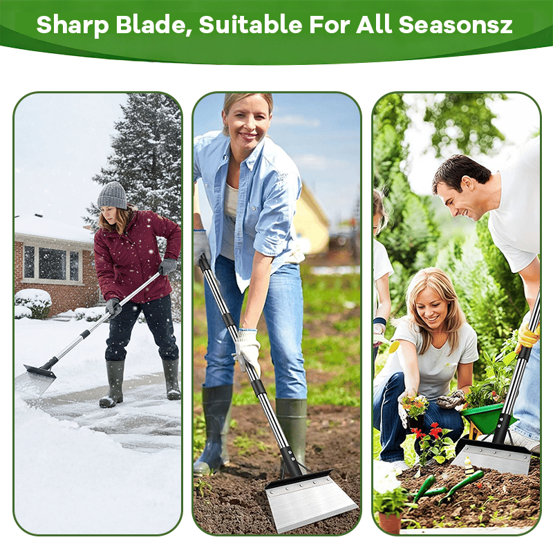 Heavy-Duty Multi-Purpose Garden Scraper & Ice Breaker