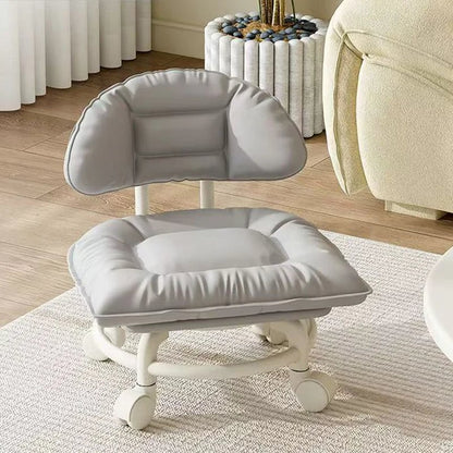 📢📢60% OFF !! ⏰Rolling Low Stool with Backrest⚙️🪑