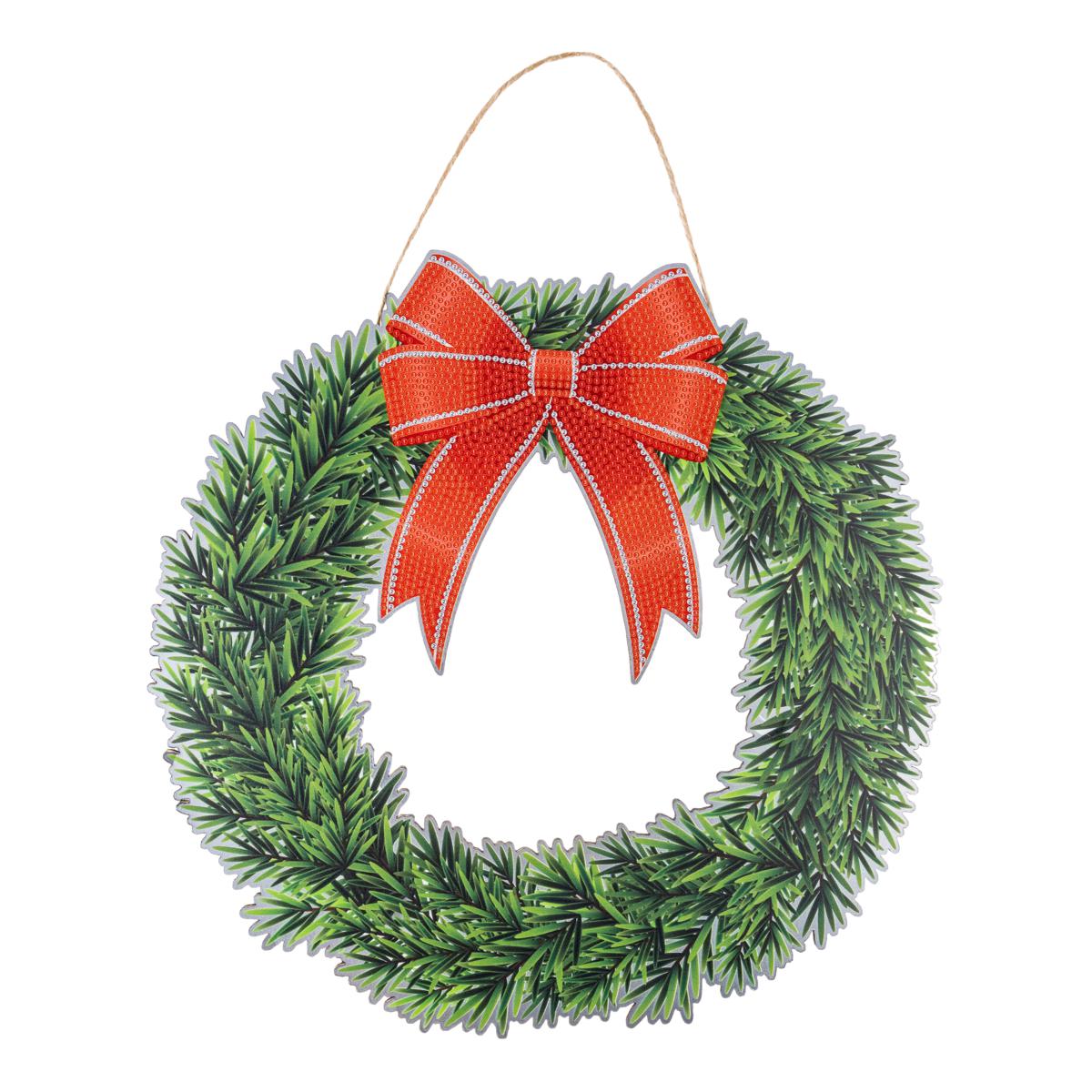 🎄✨2026 Crystal Art Advent Calendar – Christmas Wreath