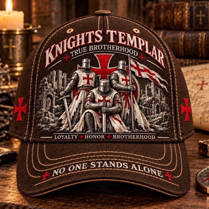 ⚔️ Knights Templar True Brotherhood Cap