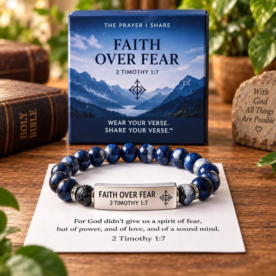 🔥LAST DAY 49% OFF - ✝️ Wear Your Verse Scripture Nameplate Bracelet👍