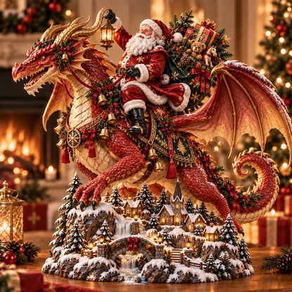 🎅🐉 Santa’s Dragon Riders: Four Christmas Worlds