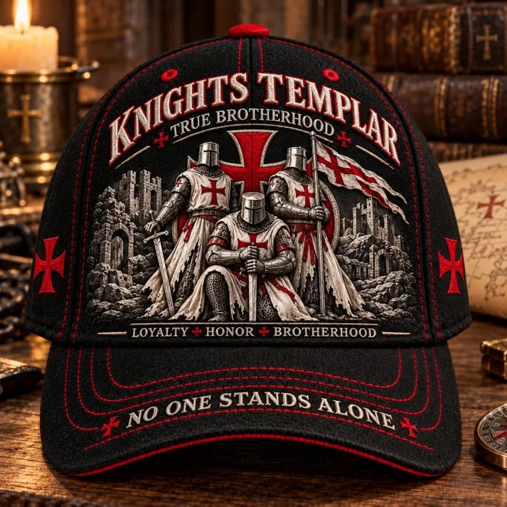 ⚔️ Knights Templar True Brotherhood Cap