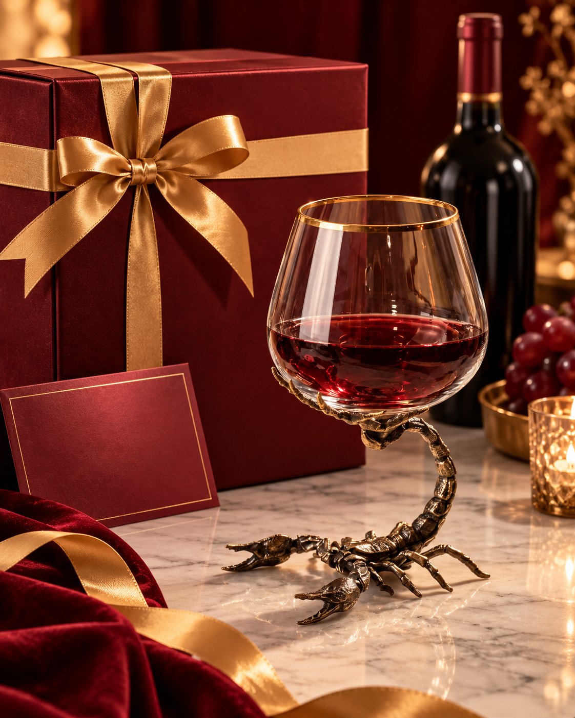 Wild at the Stem – Sculpted Brandy Glasses