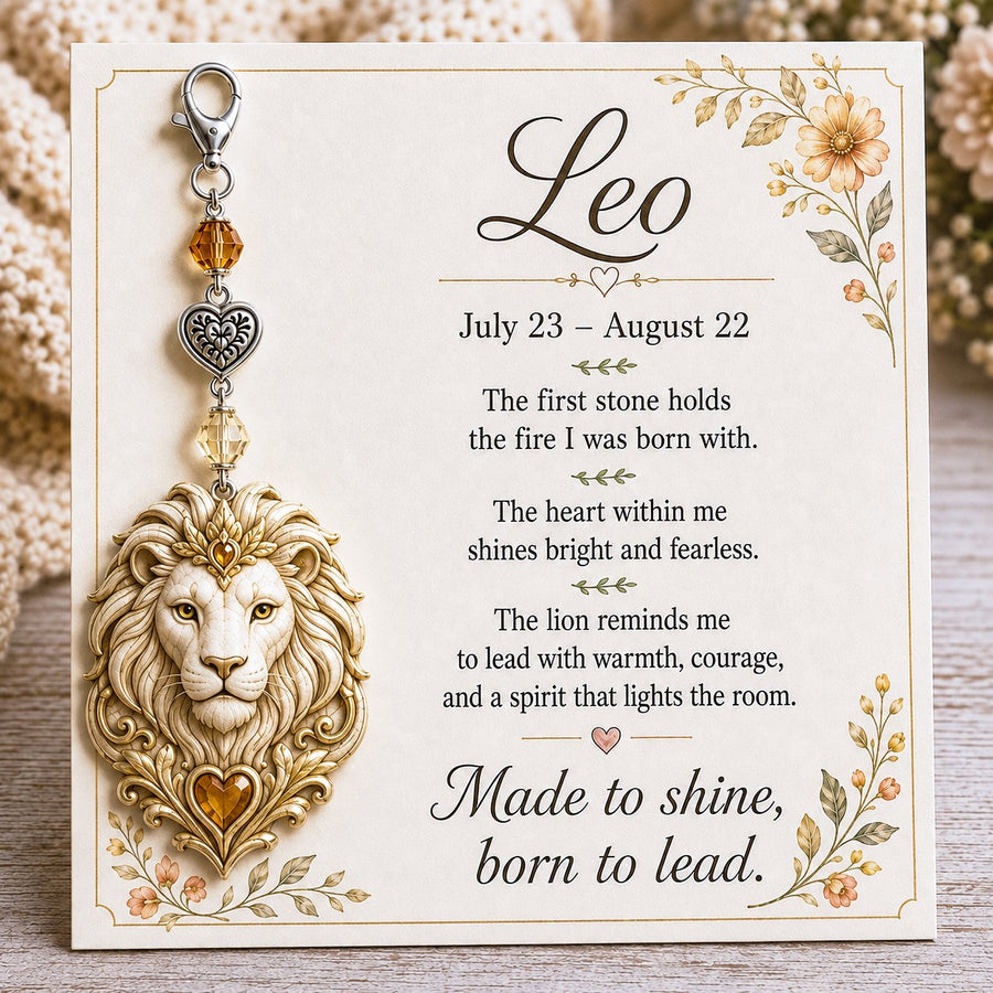 Leo zodiac keepsake