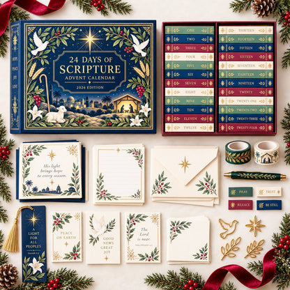 💥LAST DAY 50% OFF – 📖 24 Days of Scripture Advent Calendar 2026