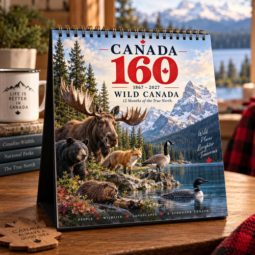 🍁🇨🇦 Wild Canada 2027 Calendar | 12 Months of Wildlife, Landscapes & Canada 160 Heritage