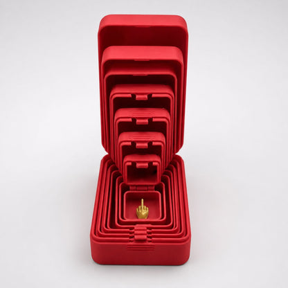 🎁 Multi-Layer Nesting Surprise Gift Box – 6 Layers Of Pure Prank Fun 😂🖕
