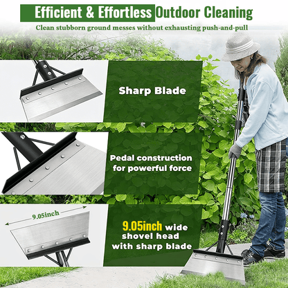 Heavy-Duty Multi-Purpose Garden Scraper & Ice Breaker