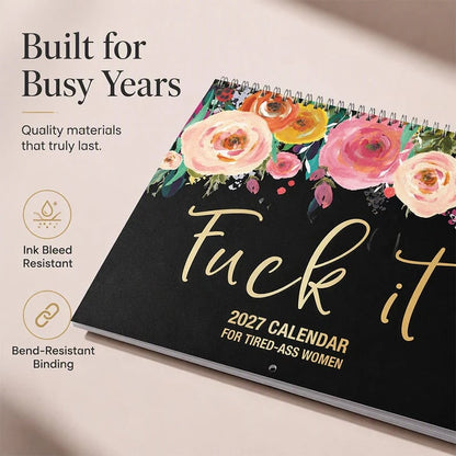 2027 Funny Swear Word 'Fuck It' Calendar