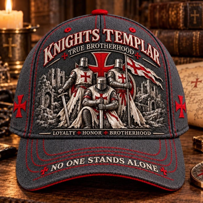 ⚔️ Knights Templar True Brotherhood Cap