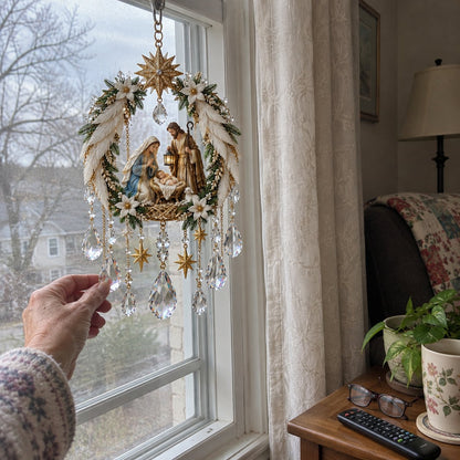 ✝️3D Christian Crystal Suncatcher | 5 Faith-Inspired Window Designs with Cascading Rainbow Crystals ✨