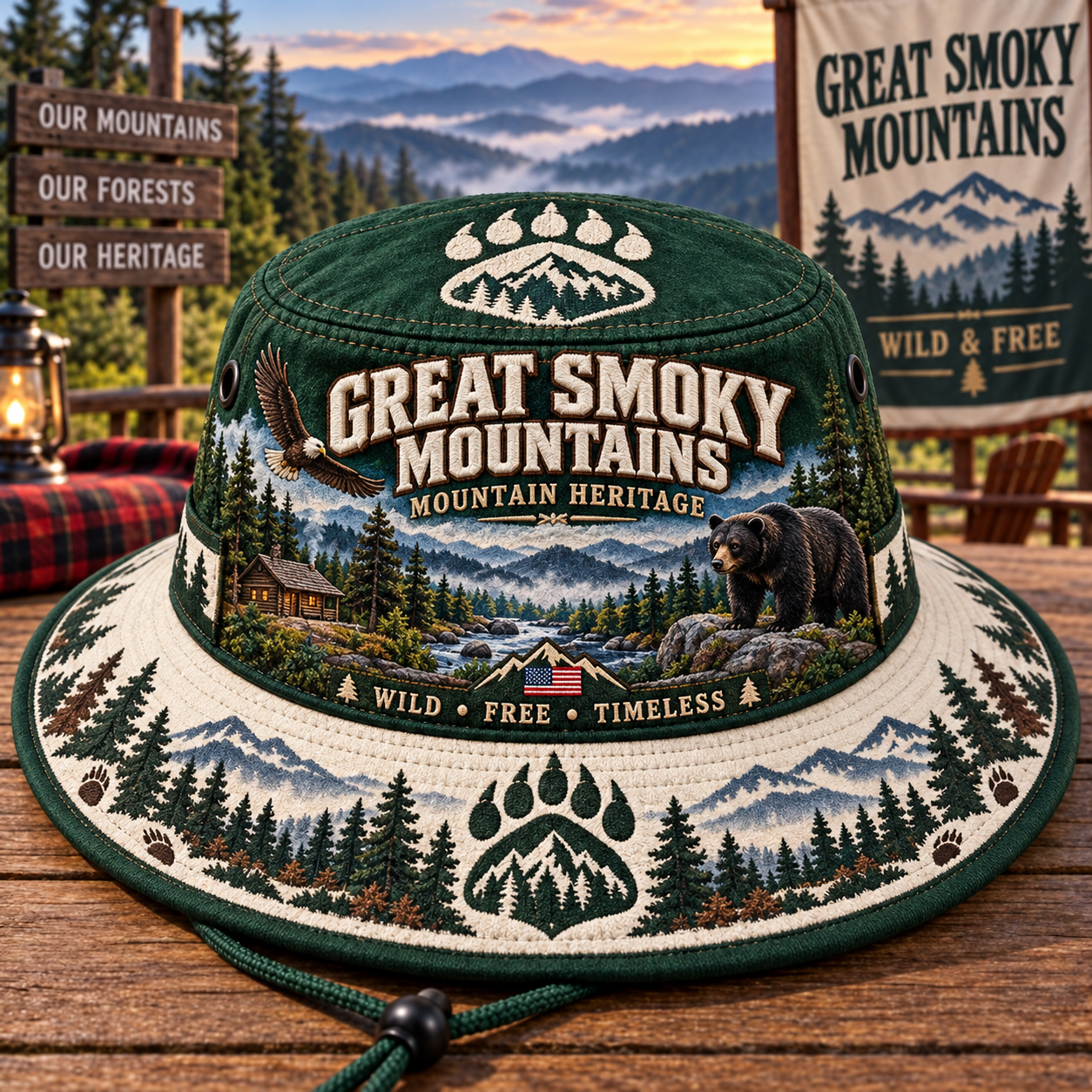 Great Smoky Mountains Heritage Boonie Hat
