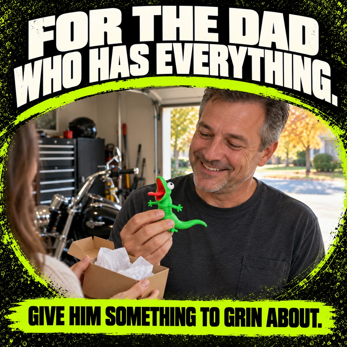 Graphic showing the accessory as a gift