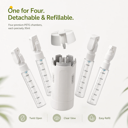 4 in 1 Travel Cosmetic Dispenser Bottle