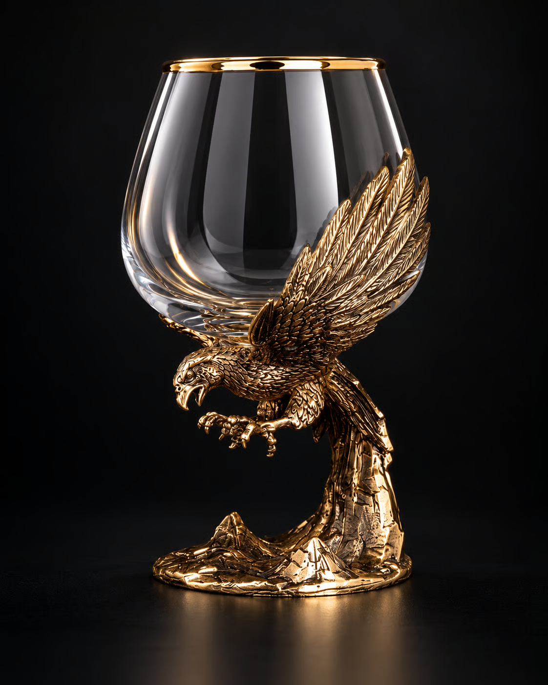 Wild at the Stem – Sculpted Brandy Glasses