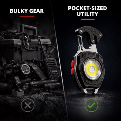 8-in-1 Multifunctional Keychain Flashlight