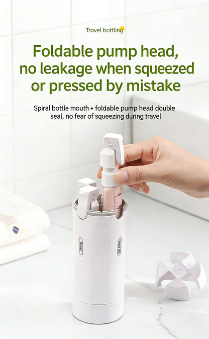 4 in 1 Travel Cosmetic Dispenser Bottle