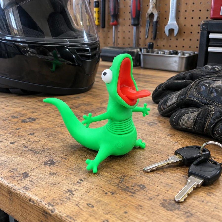 Customer product photo on bicycle handlebars