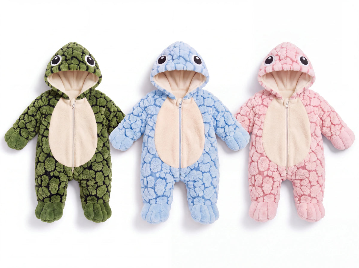 🐢👶Toddler Turtle Onesie – Cute Animal Pajamas for Toddlers