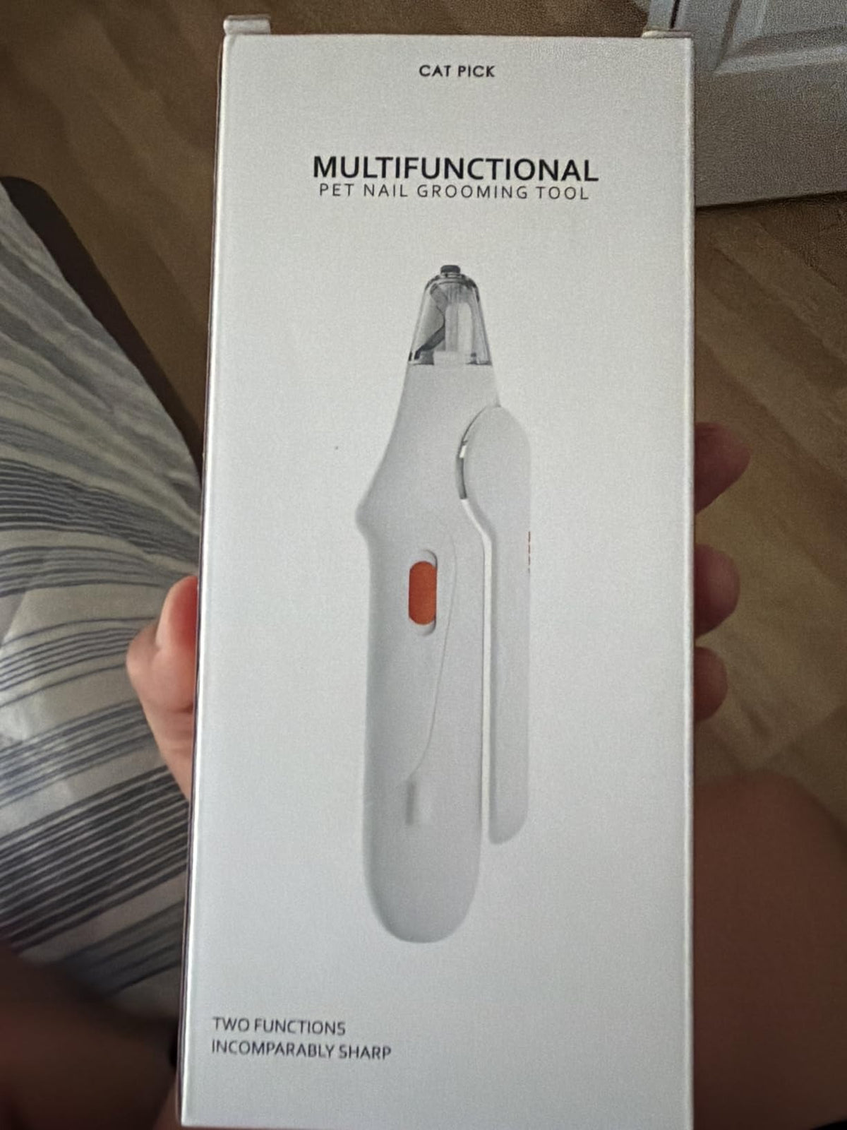 Pet nail grooming tool packaging and product