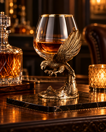 Wild at the Stem – Sculpted Brandy Glasses