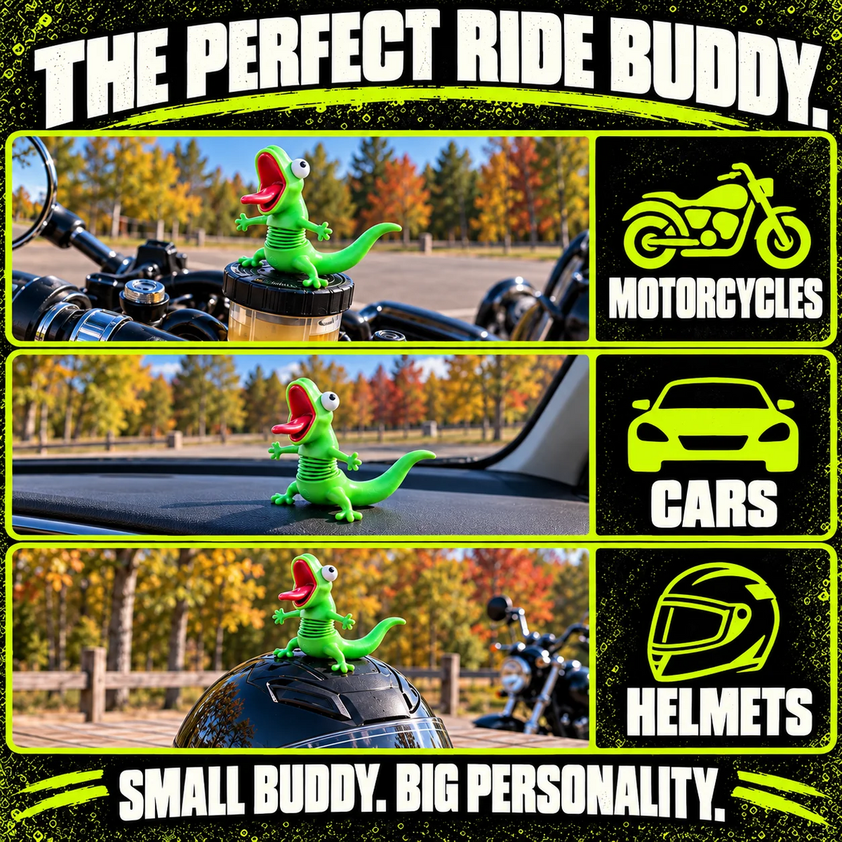 Graphic illustrating compatible ride and helmet displays