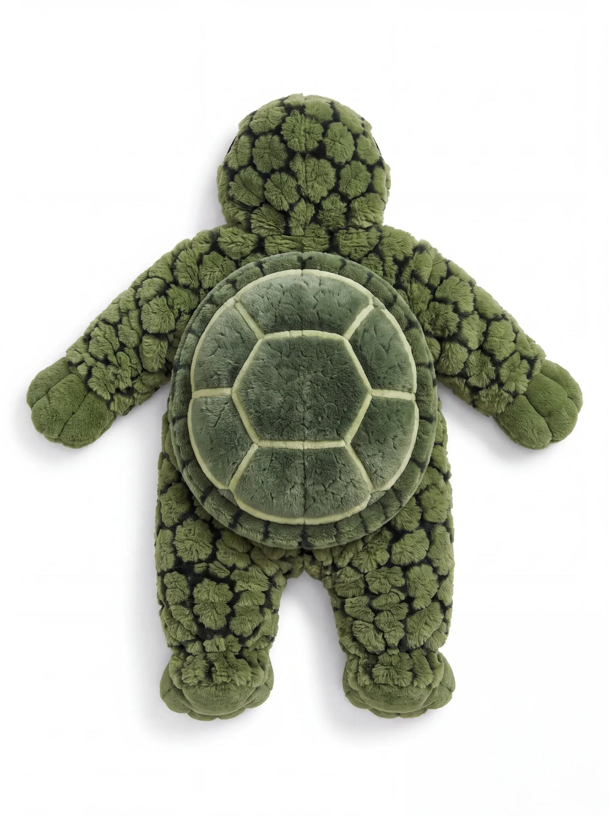 Turtle shell feature of the toddler onesie