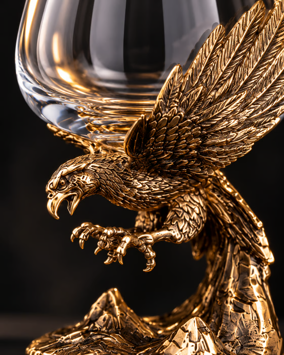 Wild at the Stem – Sculpted Brandy Glasses