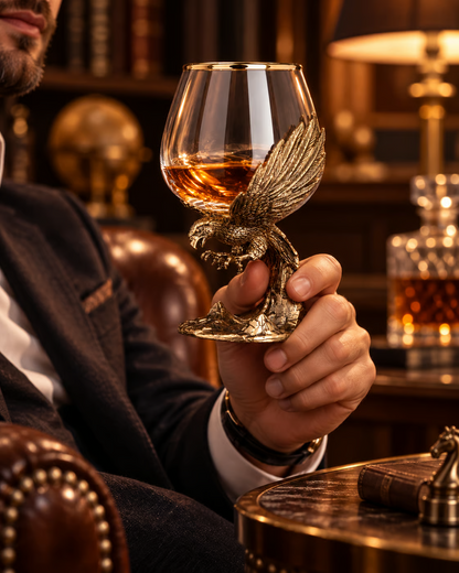 Wild at the Stem – Sculpted Brandy Glasses