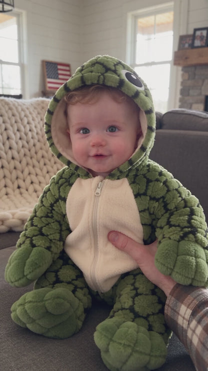🐢👶Toddler Turtle Onesie – Cute Animal Pajamas for Toddlers