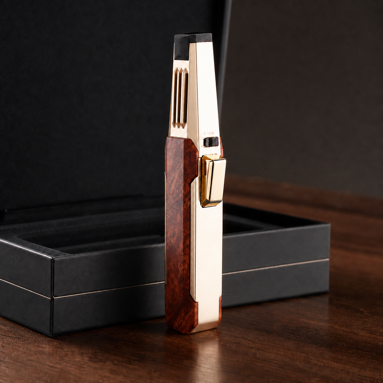 🎄 Christmas Gift Windproof Blue Flame Lighter🔥 – A Unique Keepsake for Him