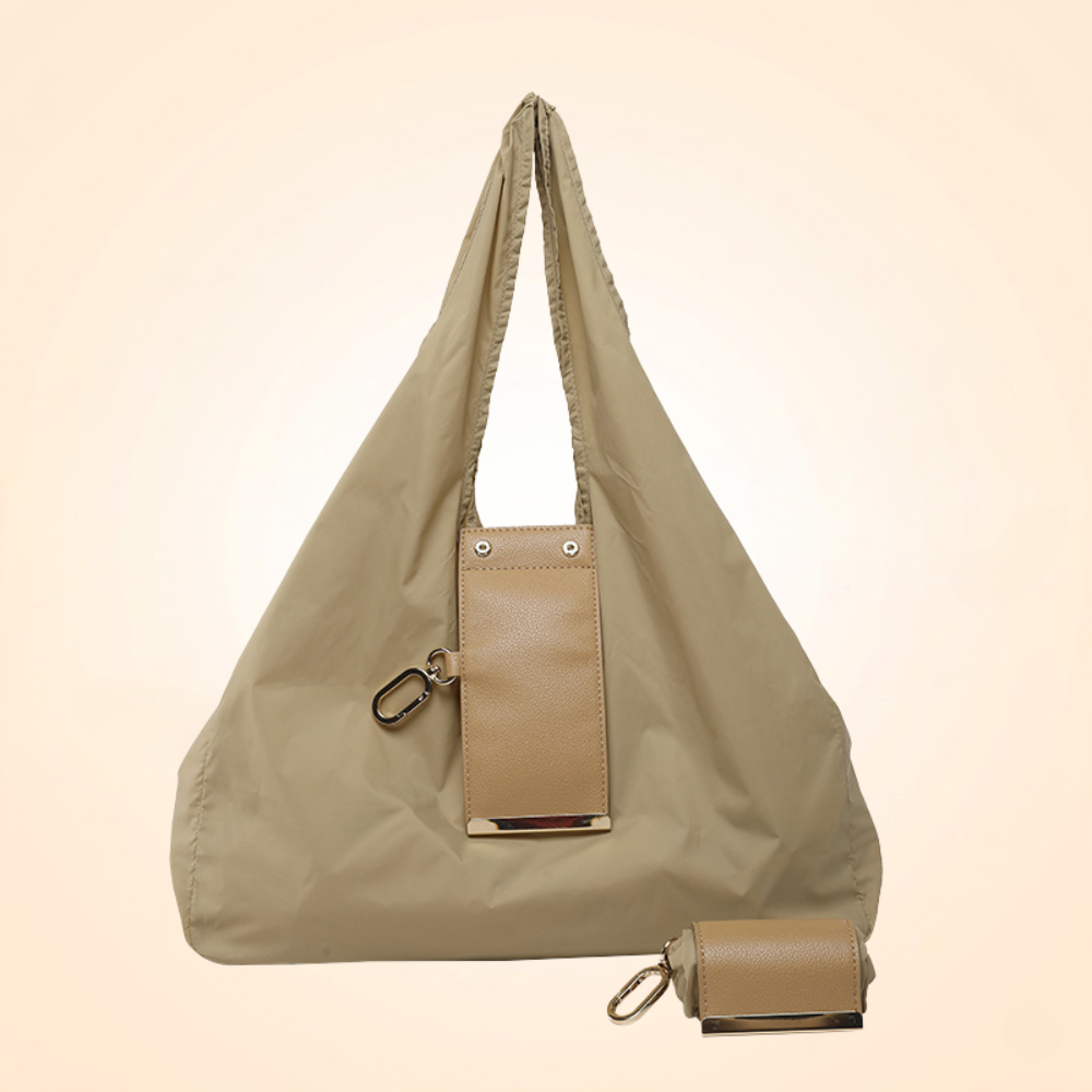 Soft sand foldable keychain tote